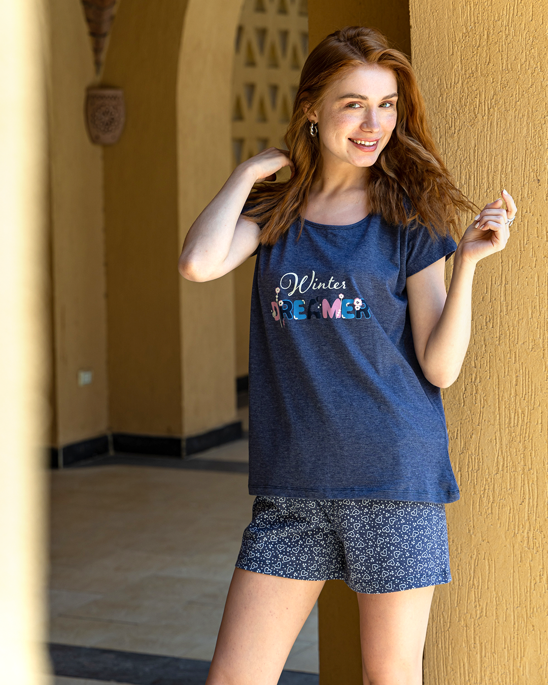 DREAMER Women's pajama shorts