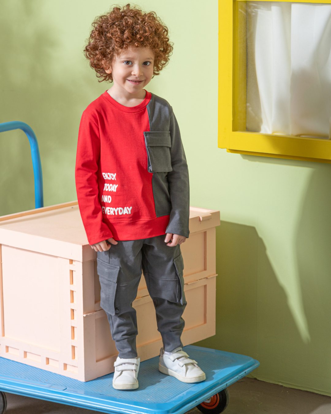 Enjoy Today And Eveyday بيجامه اولادي وسط