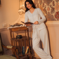 Women luxurious set in dusty colors