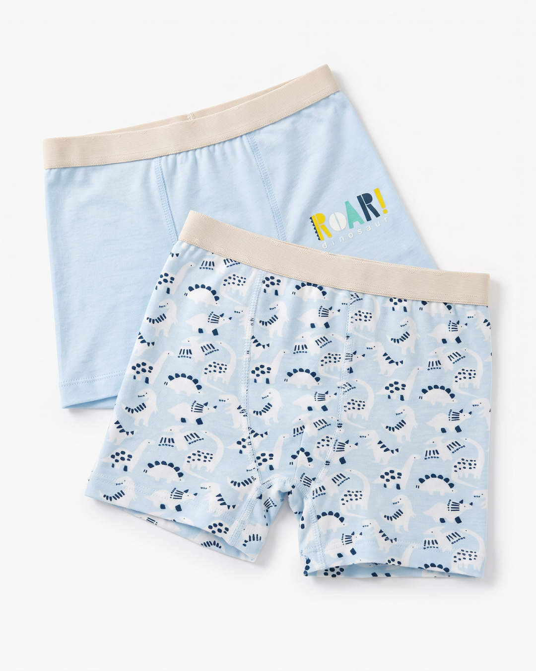 Boys Flat Elastic cute dinosaurs Boxer Briefs