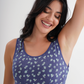 2S soft bra, wide strap, printed