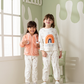 Rainbow Girls' Pajamas Long Sleeve Jacket