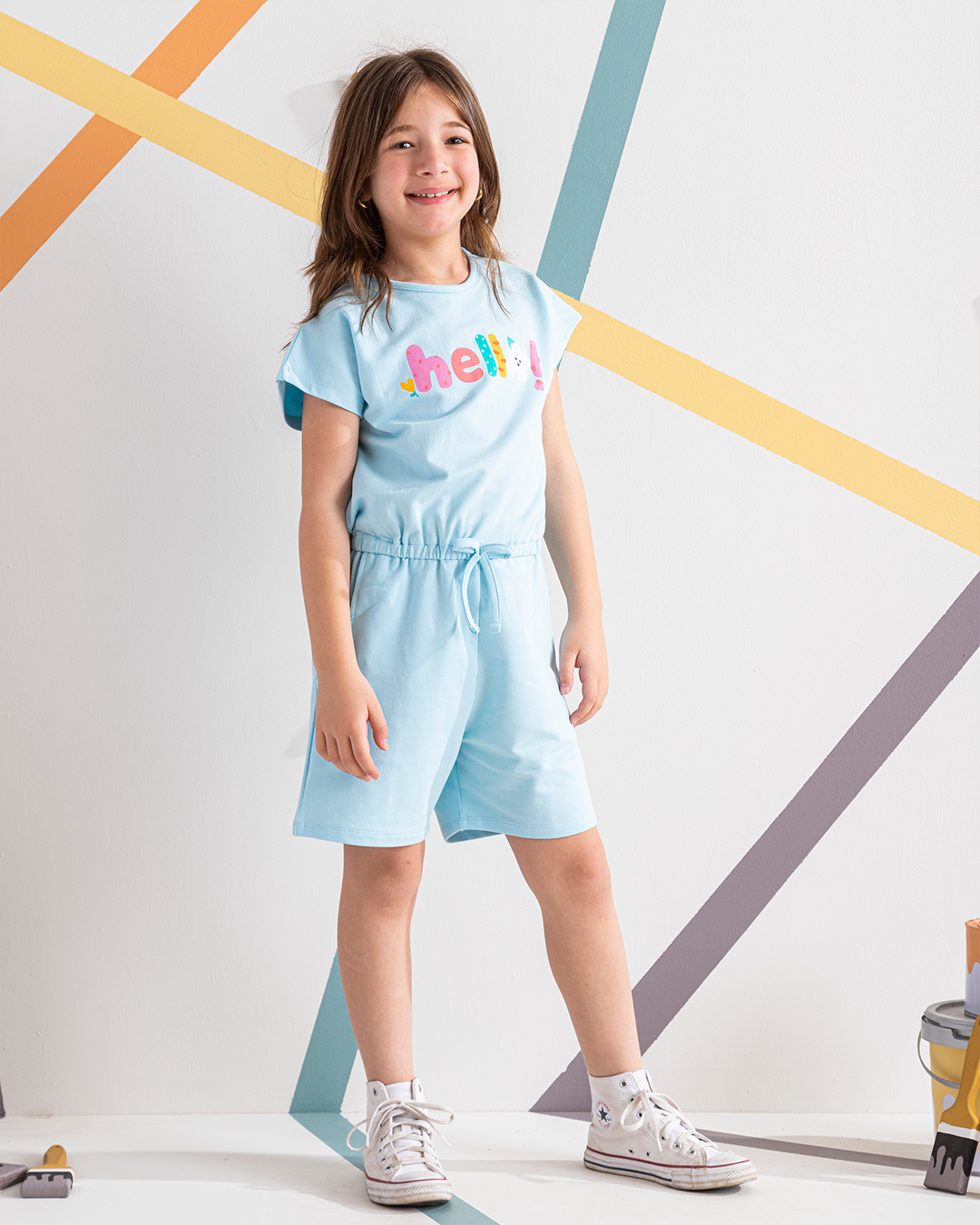 HELLO سالوبيت بناتي شورت