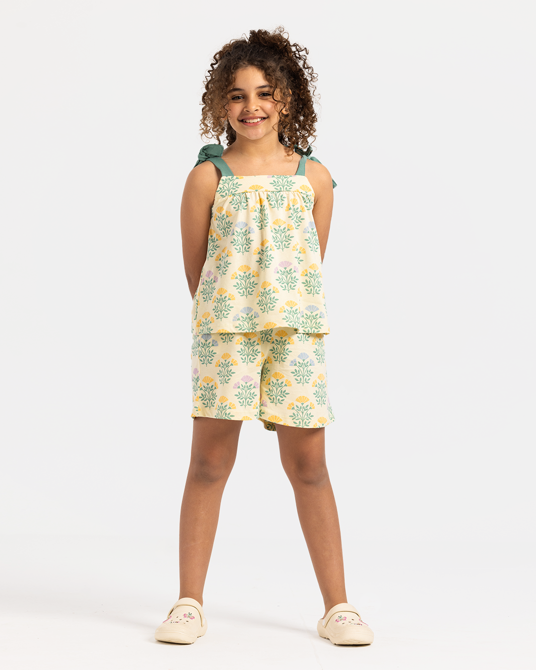 little Pajama set in colorful Florals