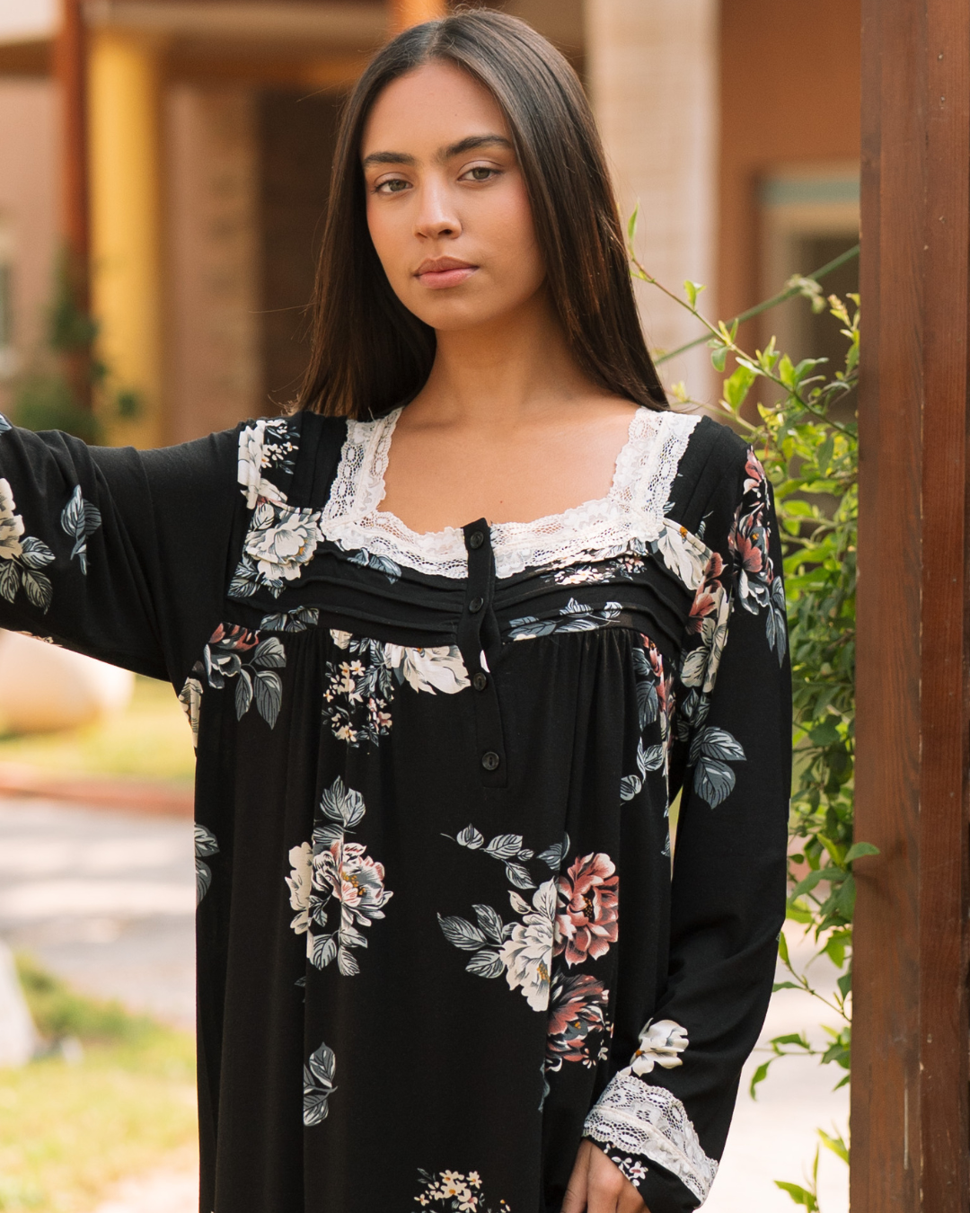 Women's galabiya with sleeves
