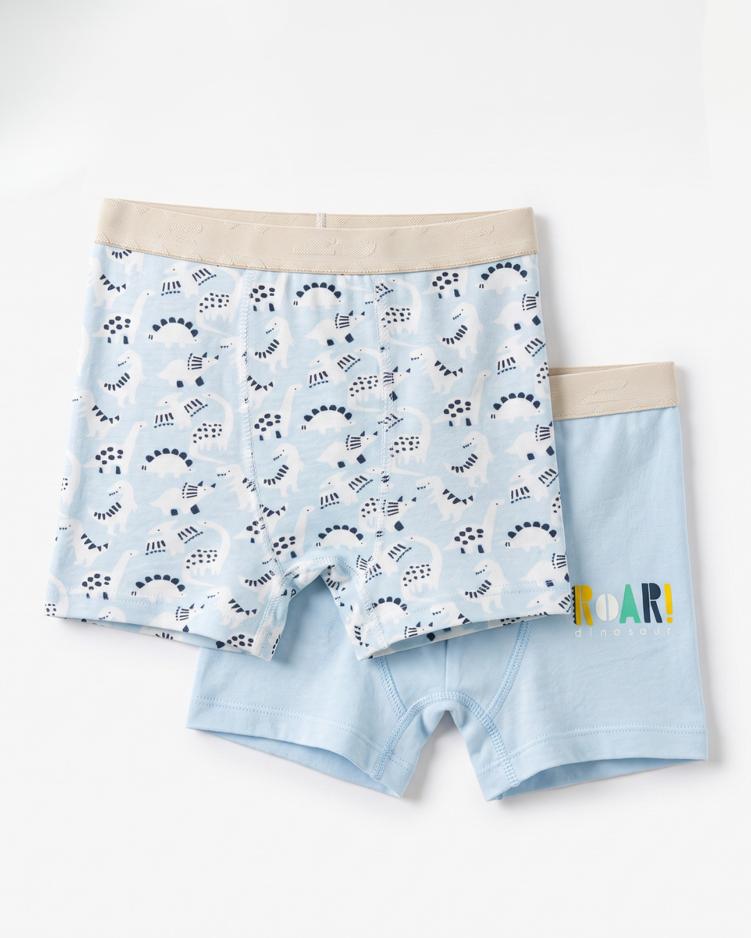 Boys Flat Elastic cute dinosaurs Boxer Briefs