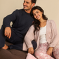 Long-Sleeve Crewneck Lounge Set