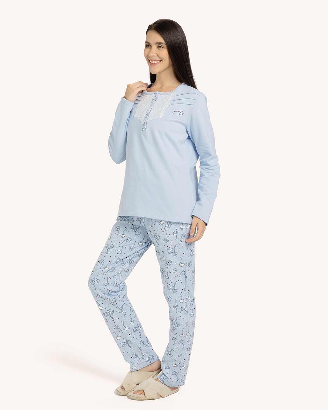 بيجاما حريمى طباعه ورد