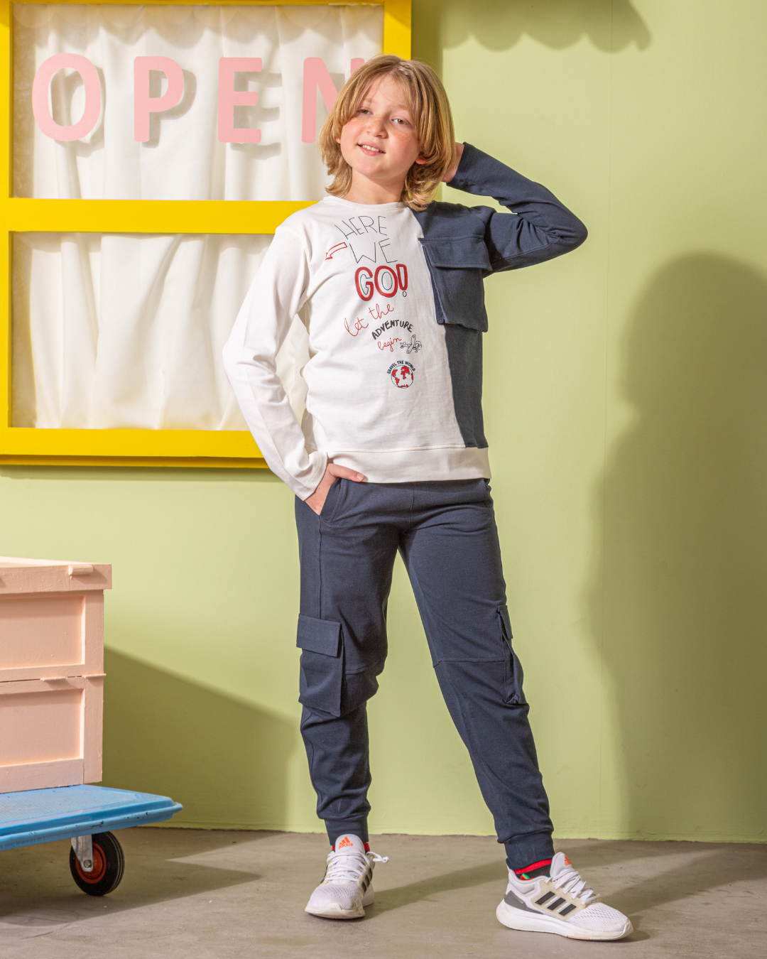 Here We Go بيجامة اولادي وسط