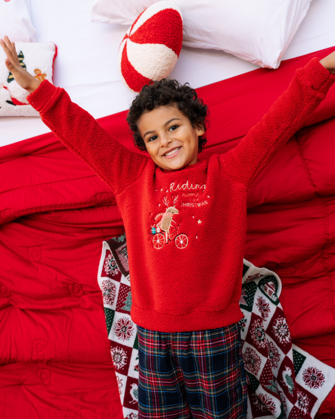 بيجاما بنطلون أجواء الكريسماس