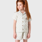 Classic Pajamas with Buttoned Shorts