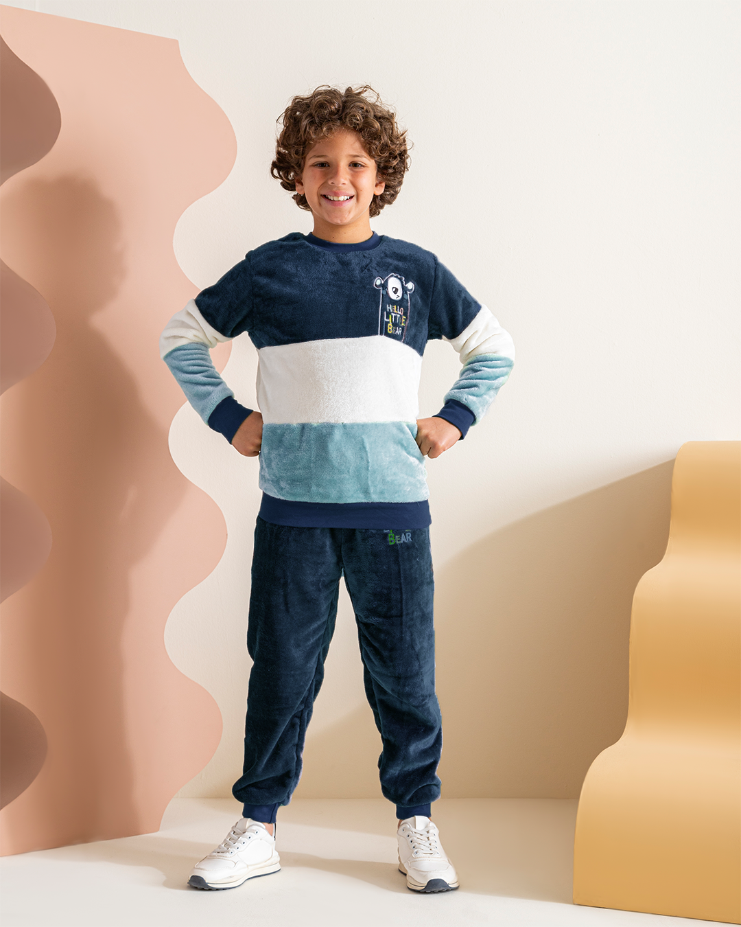 Hello Littel Bear My boys Polar kids pajamas