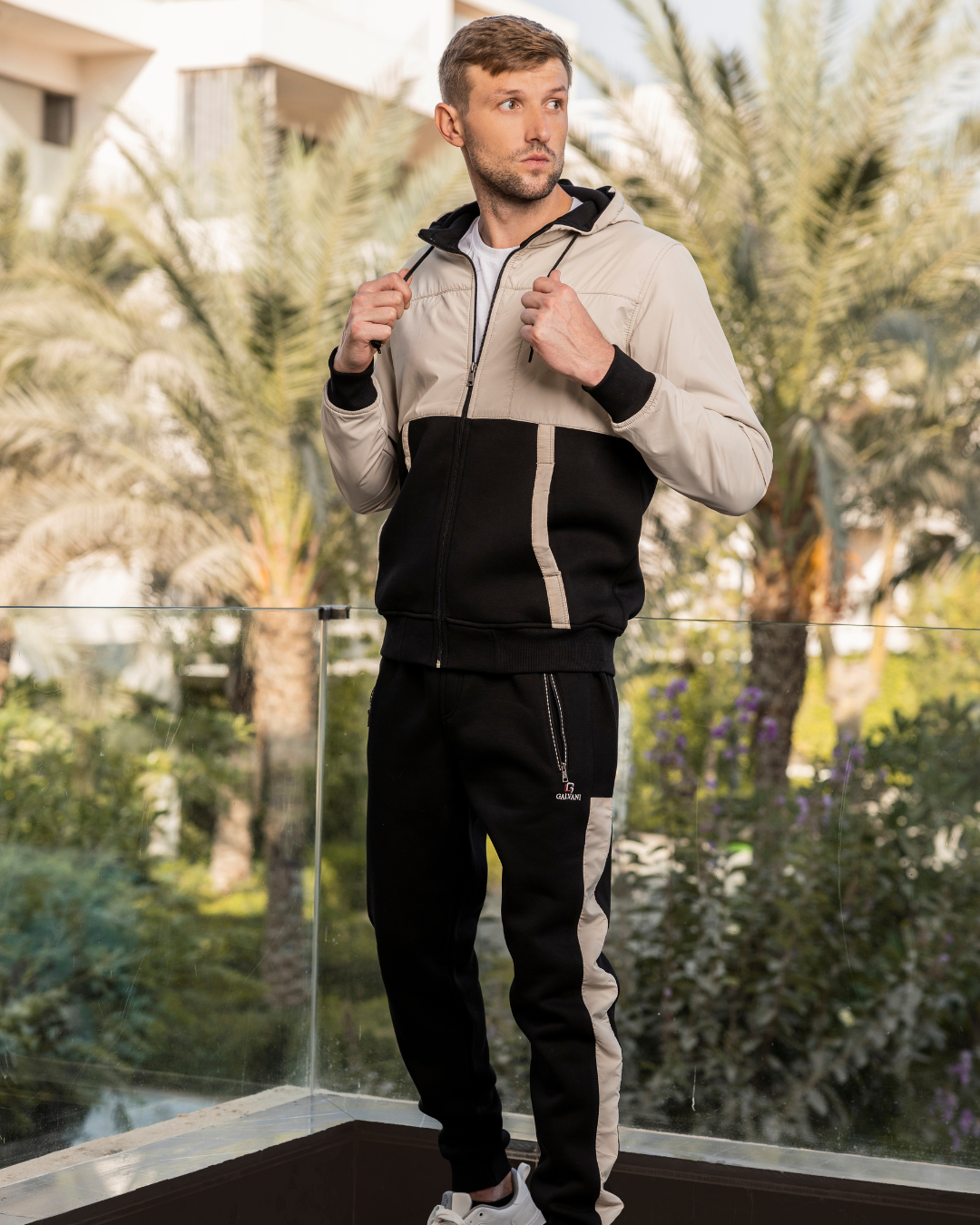 Men's pajamas with a zipper