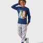 Bluey Family Children's pajamas for boys, long sleeves, 100% cotton * Printed pants, 100% cotton