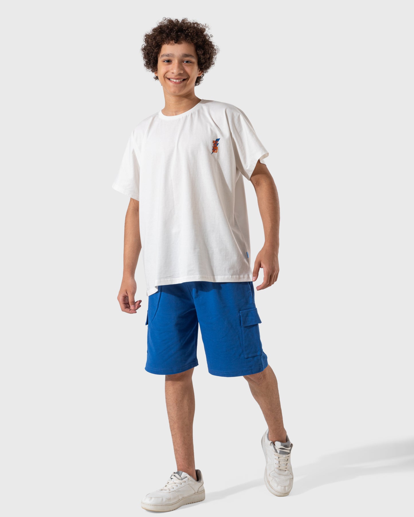 Streetwear Set بيجاما اولادي نص كم وشورت قطن