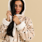 Funny Sheep Women Robe in Beige