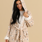 Funny Sheep Women Robe in Beige