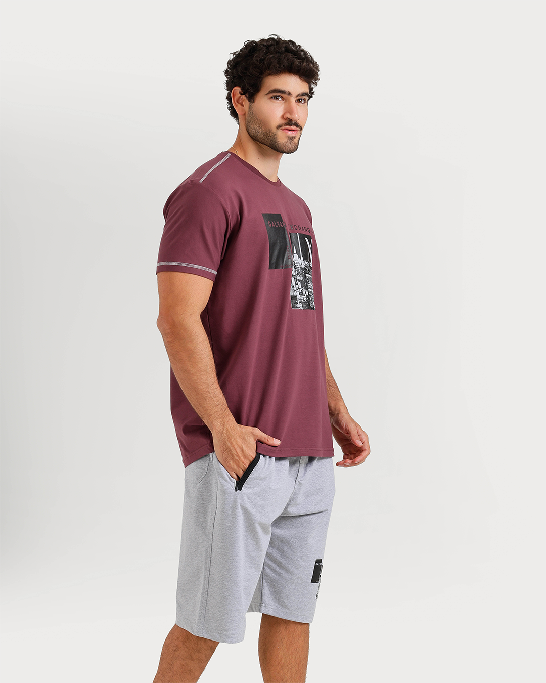 Survêtement for hommes, demi-manches, pantaloons