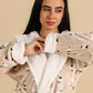 Funny Sheep Women Robe in Beige