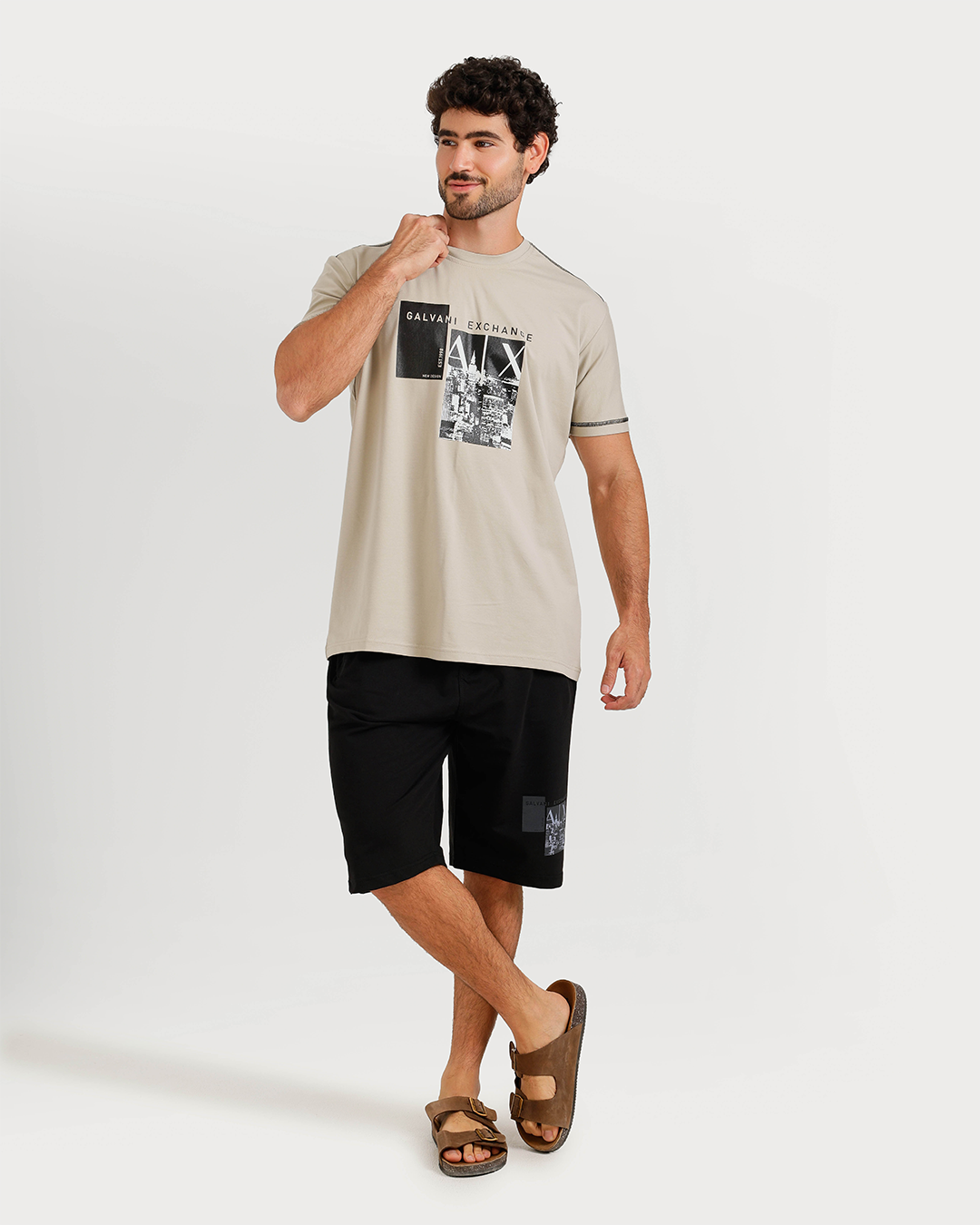 Survêtement for hommes, demi-manches, pantaloons