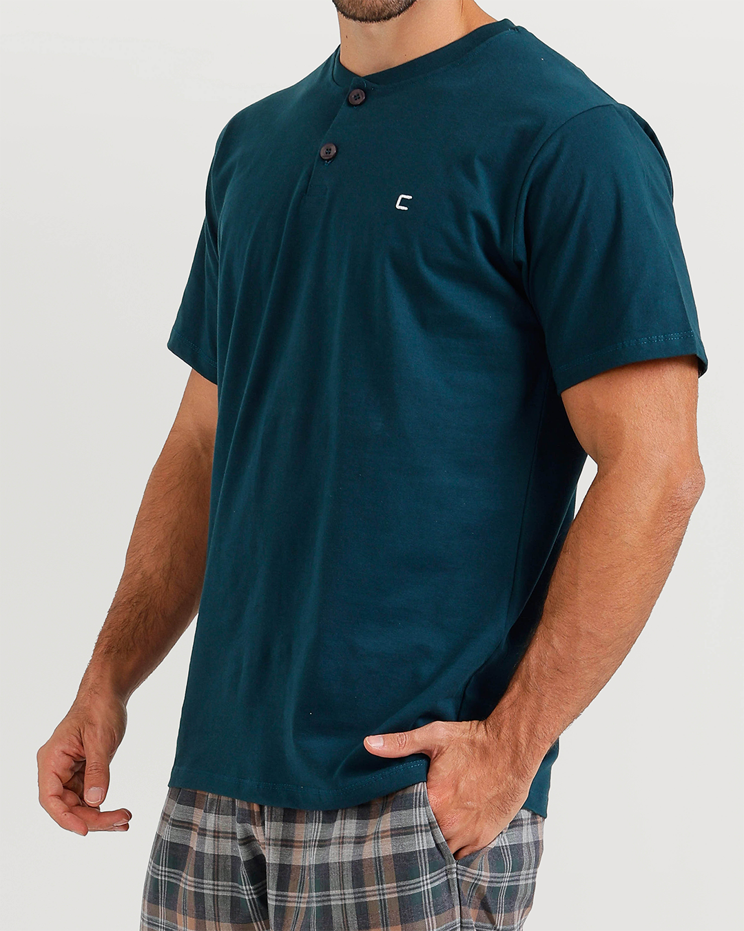 Men's short-sleeve pajama with pants