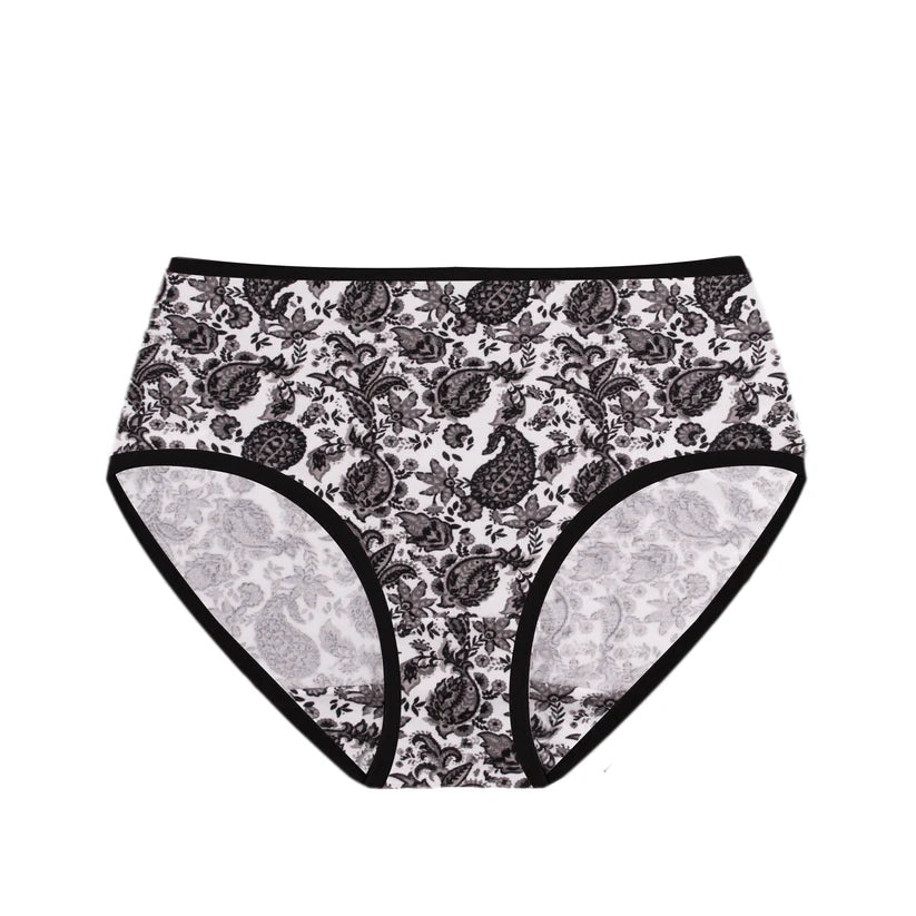 باك حريمي منقوش 3ق فسكوز ميدرايس