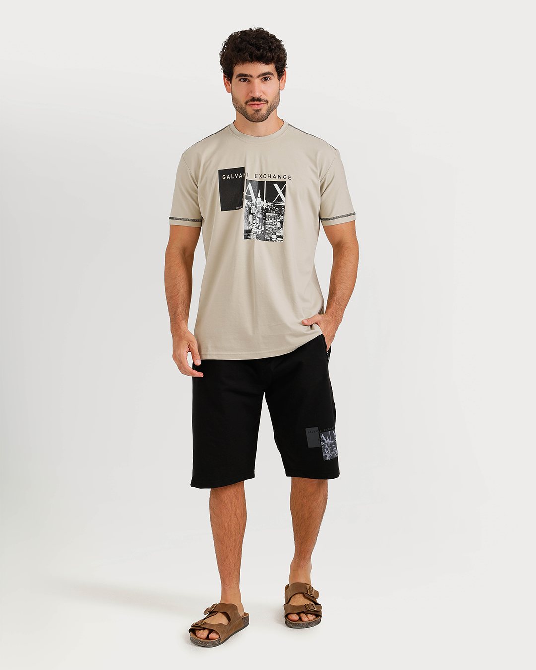 Survêtement for hommes, demi-manches, pantaloons
