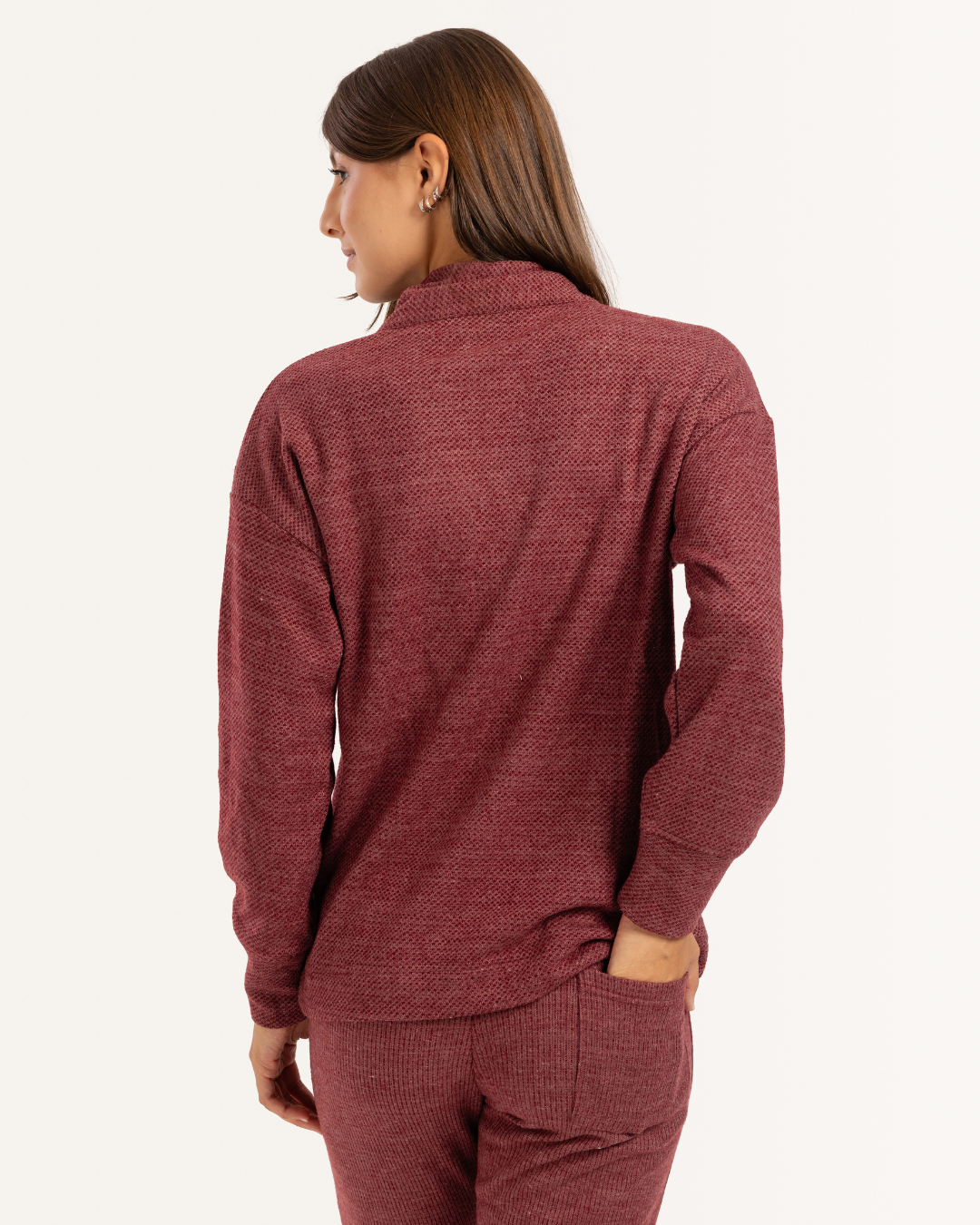 طقم جاكارد خروج بجيب و زراير