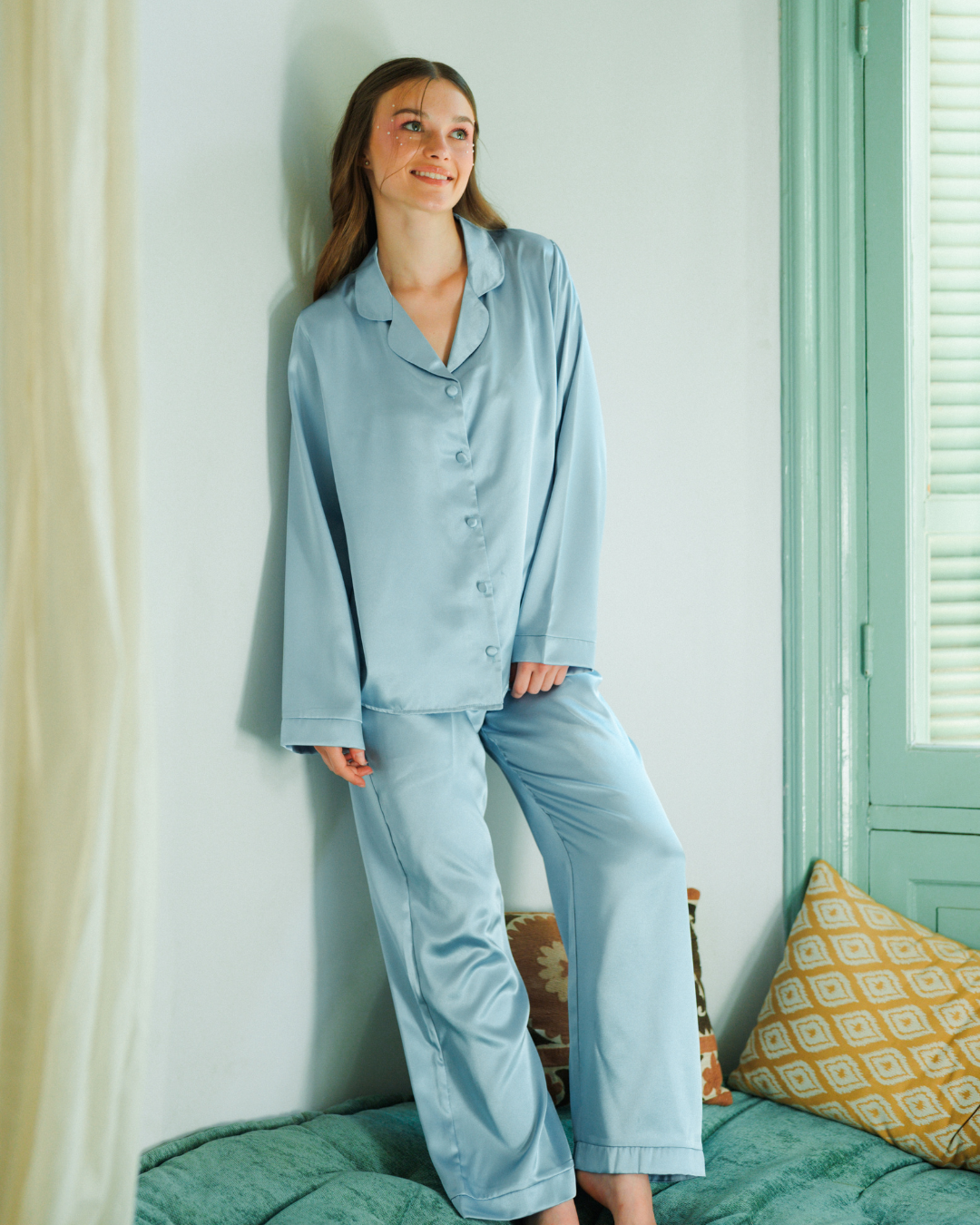 بيجاما كلاسيك ساتان