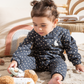 Newborn Girls cashmere romper baby owl
