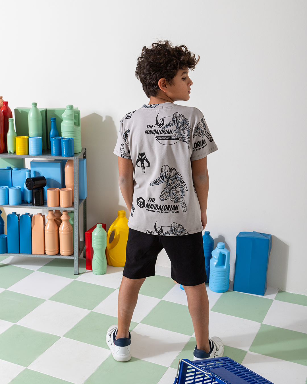 MARVY The Mandalorian  بيجامة اولادي محير بيج