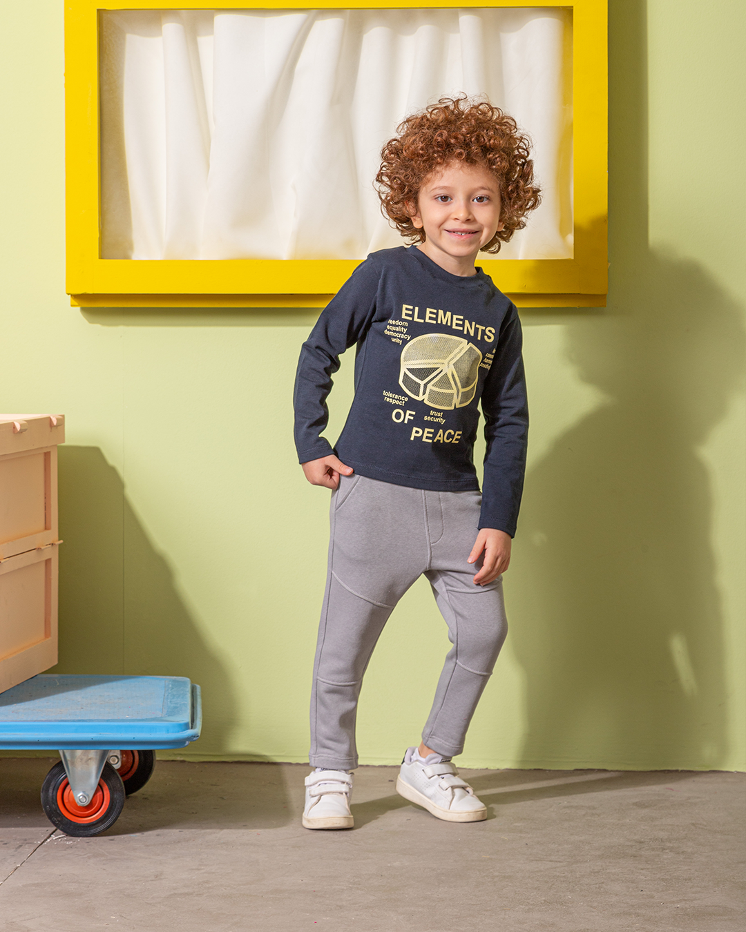 Elements Of Peace بيجامه اولادي وسط خريفي