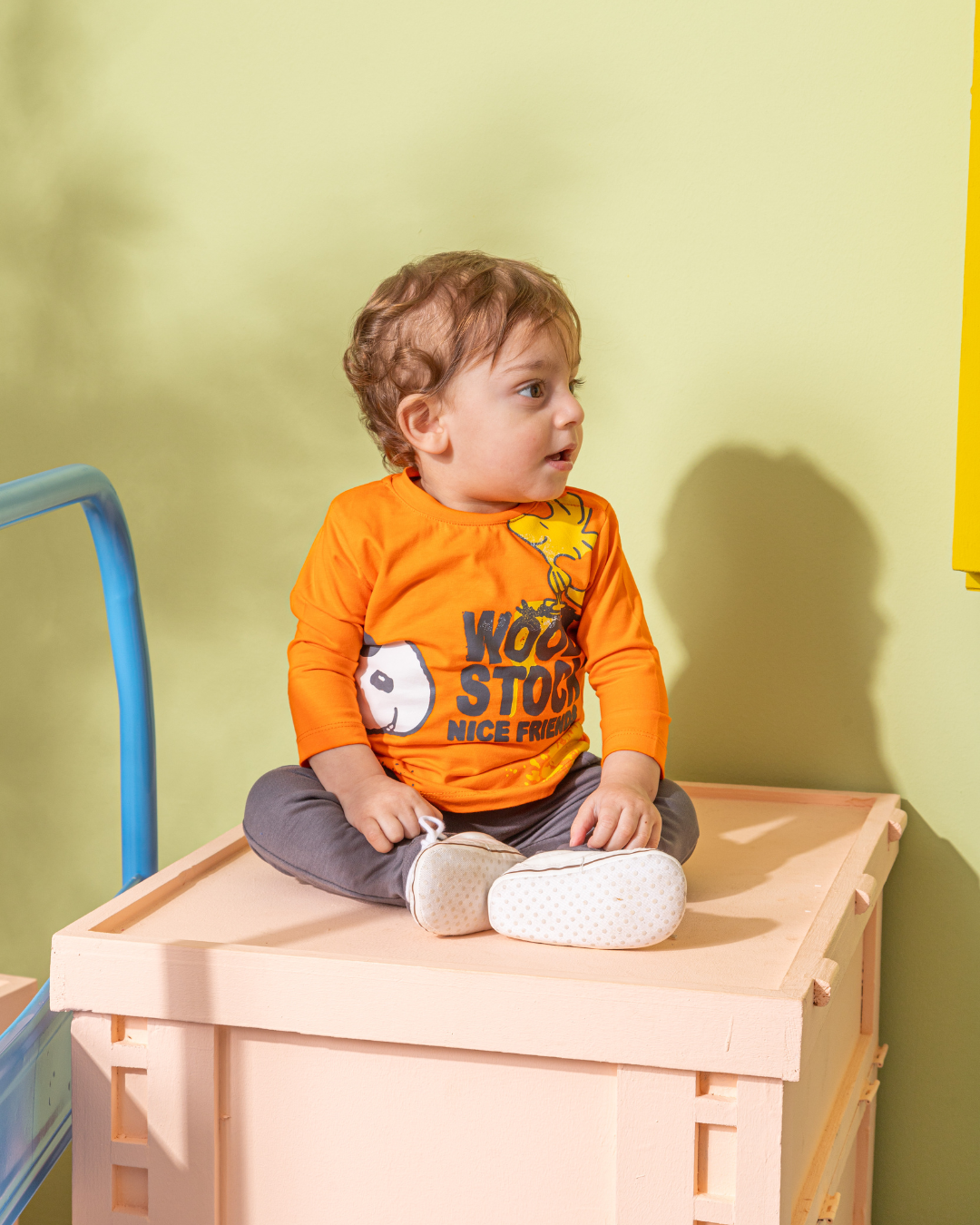 Wood Stock Friends NB بيجامه اولادي بيبي