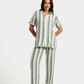 Women's Short Sleeve Pajama Set with Pants