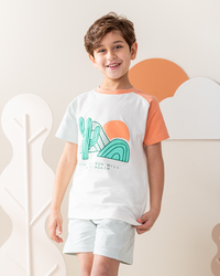 بيجاما شورت سمر ميلتون و توب كم رَجلان الصباره الخضراء