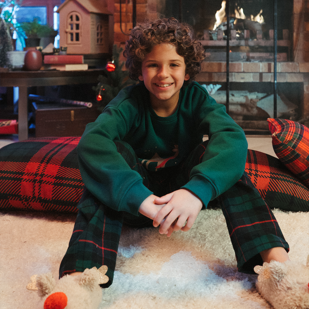 Kids plaid pants