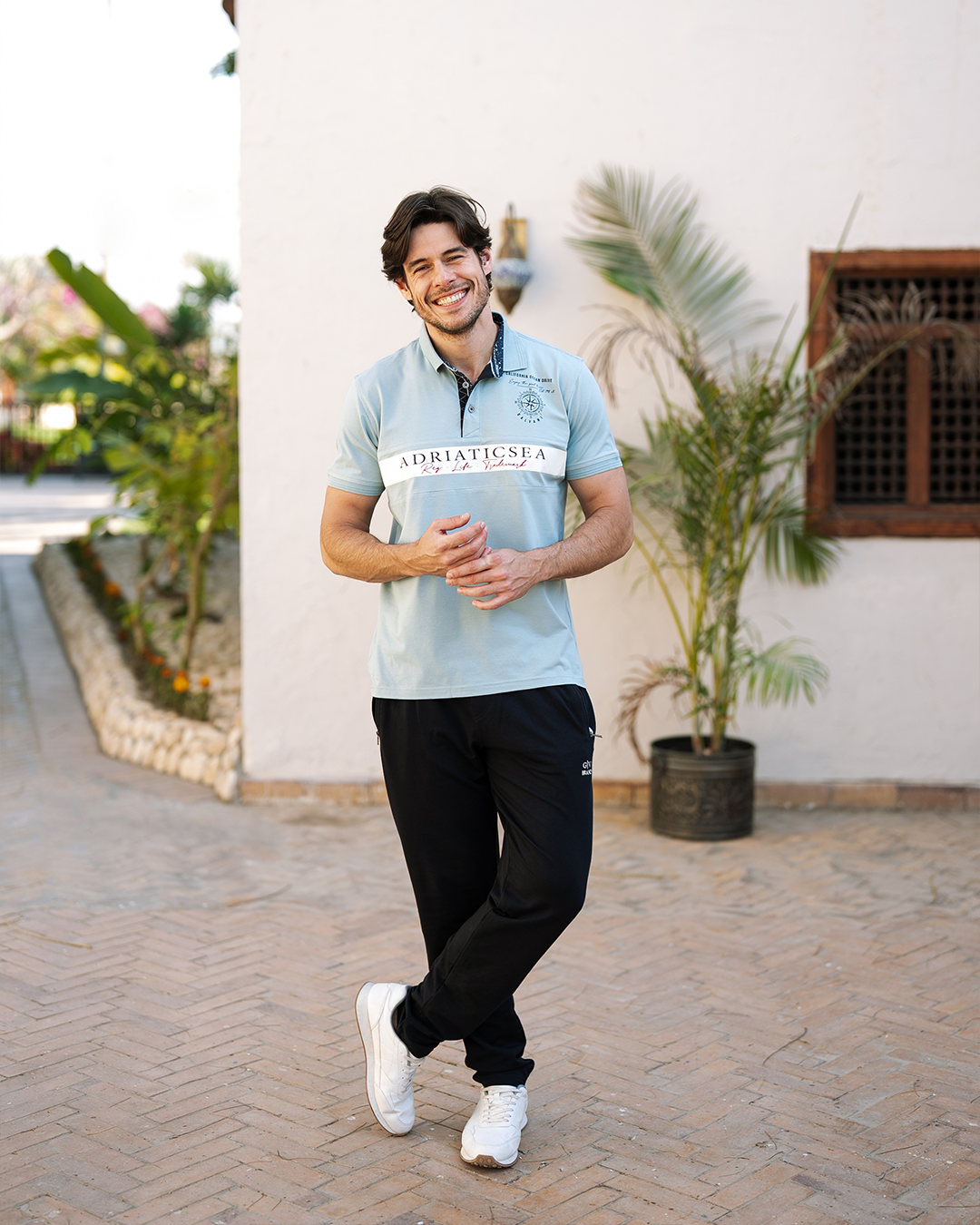 California ocean بيجاما رجالي نص كم بياقة و بنطلون