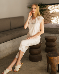 Nude Leopard بيجاما حريمي نص كُم