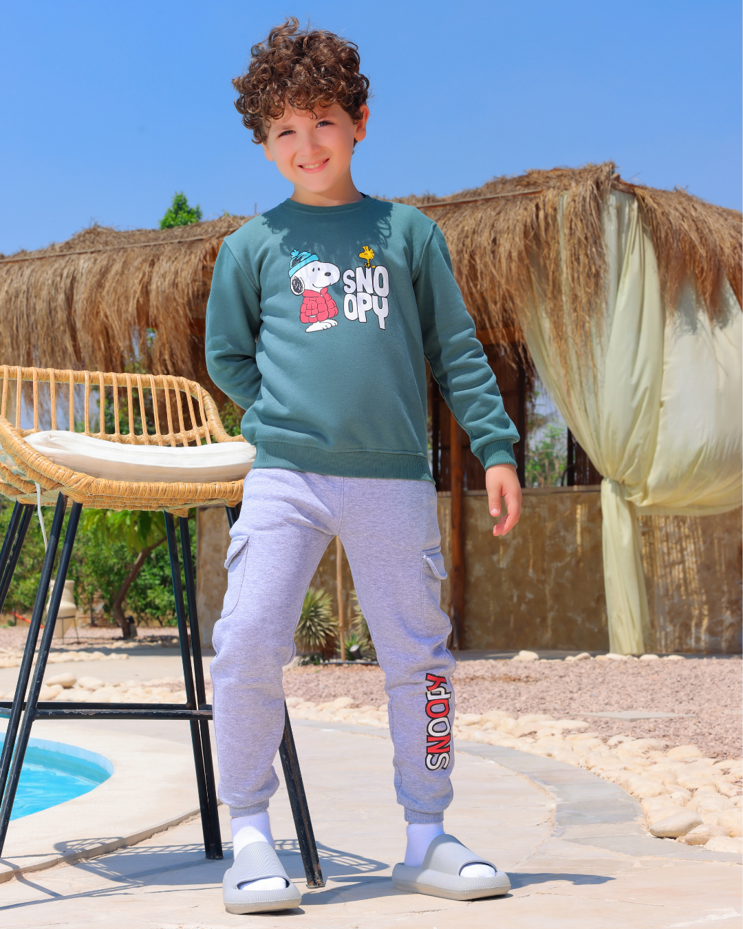 Snoopy boys' pajamas, waitress