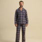 Moody plaid classic button up pajama