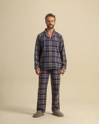 Moody plaid classic button up pajama