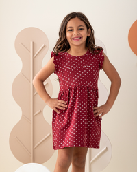 فستان كورنيشة سمر ميلتون منقط