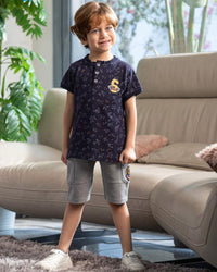 polo s بيجاما اولادي تيشرت و شورت