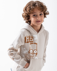 MARVY The Simpsons Eat سويت شيرت بيج