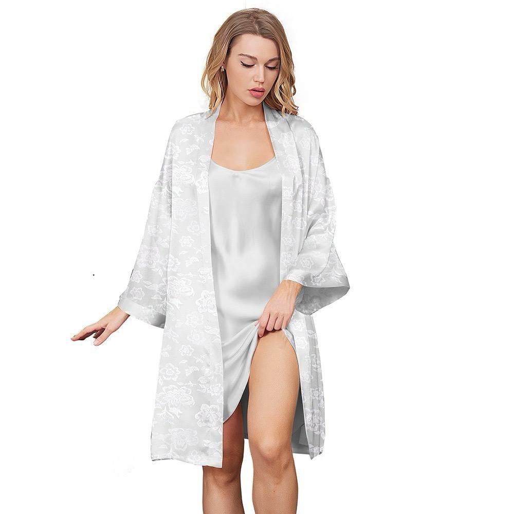 Women's short robe shirt