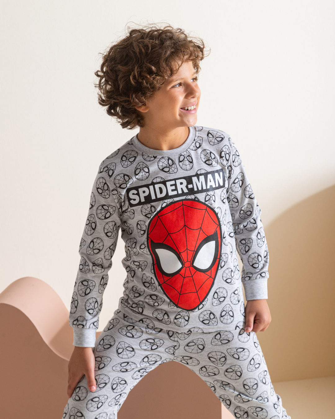 بيجاما بنطلون سبايدر مان مطبوع