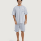 Printed top and shorts pajamas