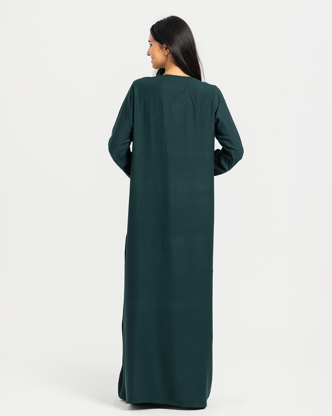 2 قميص فسكوز سادة مطرز بكم