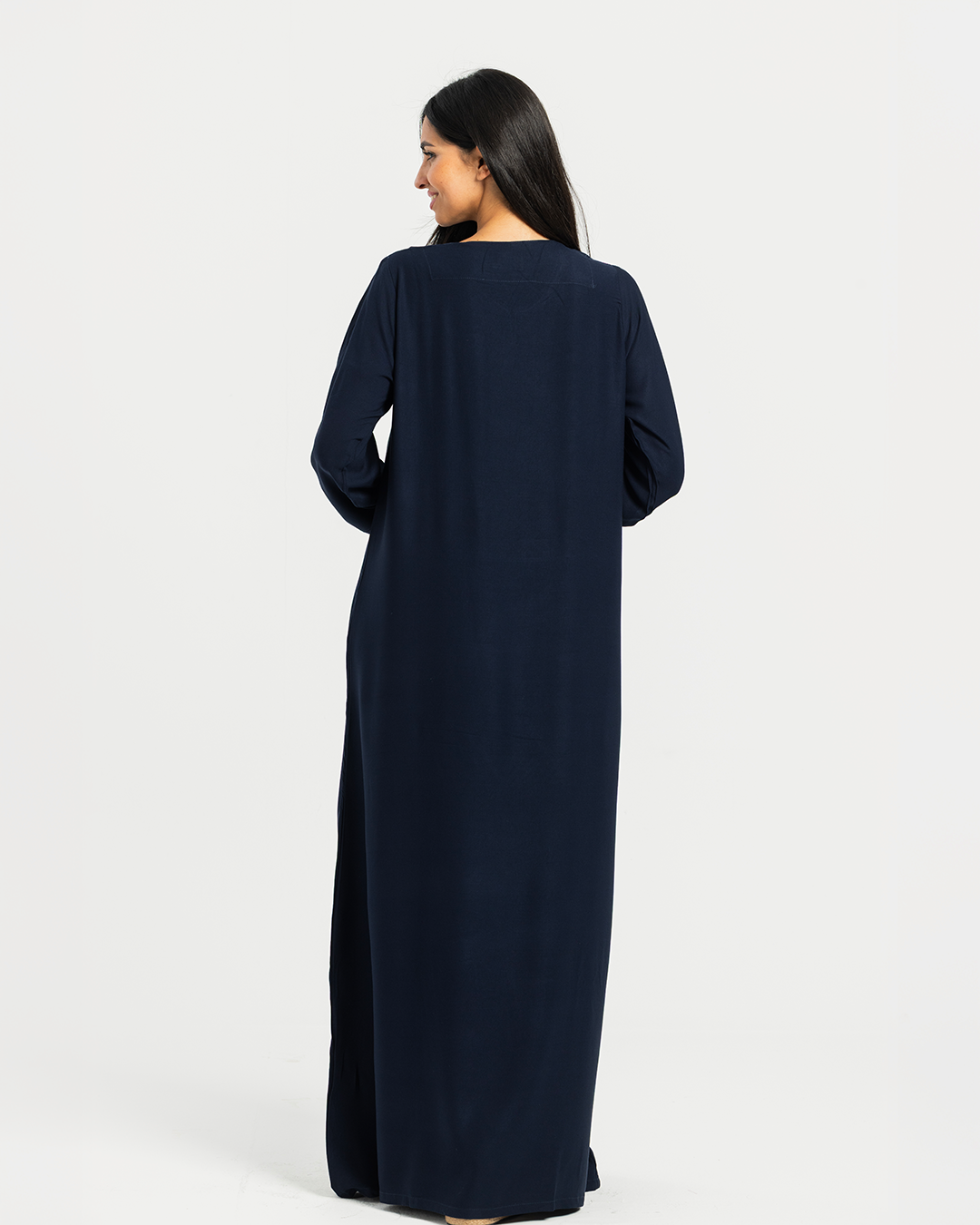 2 قميص فسكوز سادة مطرز بكم