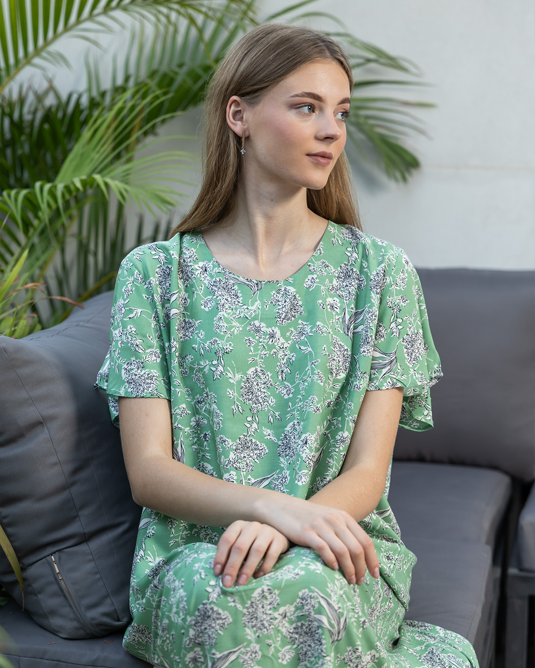 قميص فسكوز جابونيز طويل 13